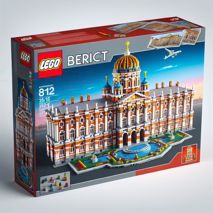 Lego Hermitage Museum Set Packaging | Colorful Box Design Lego Hermitage Museum Set Packaging | Colorful Box Design
