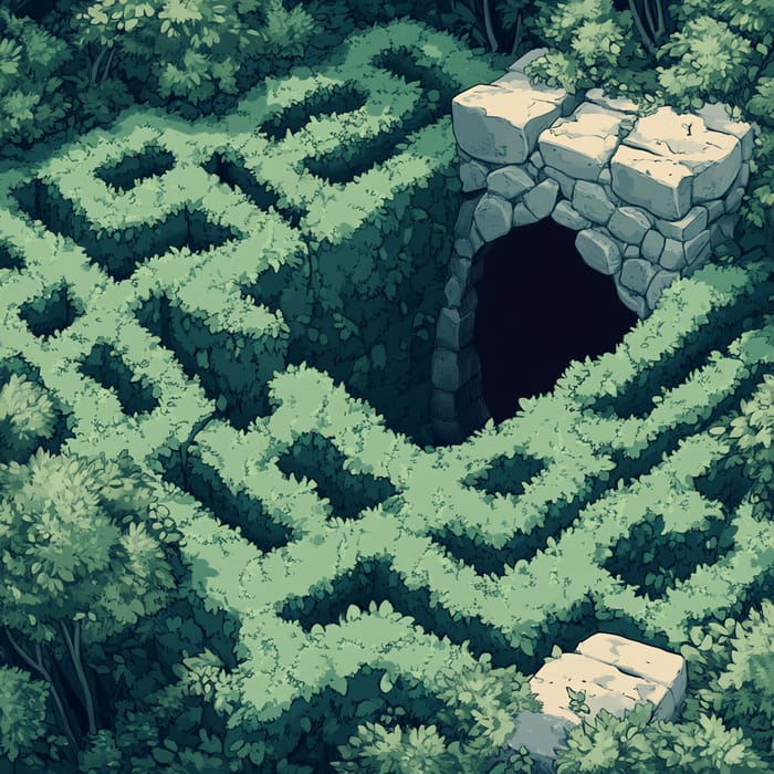 Explore the Heart of the Hedge Maze