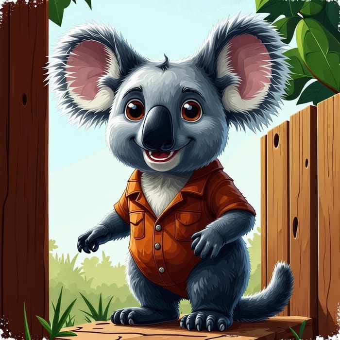 Meet Finley: Your Friendly Fence Koala Mascot