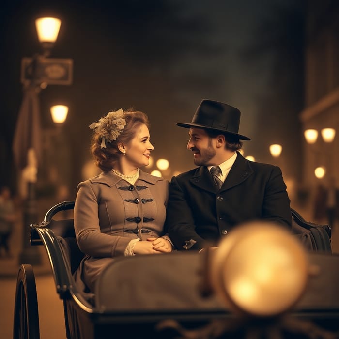 Victorian Romance: Carriage Portrait Photography