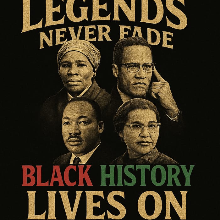 Legends Never Fade: Black Icons Portrait Collage Legends Never Fade: Black Icons Portrait Collage