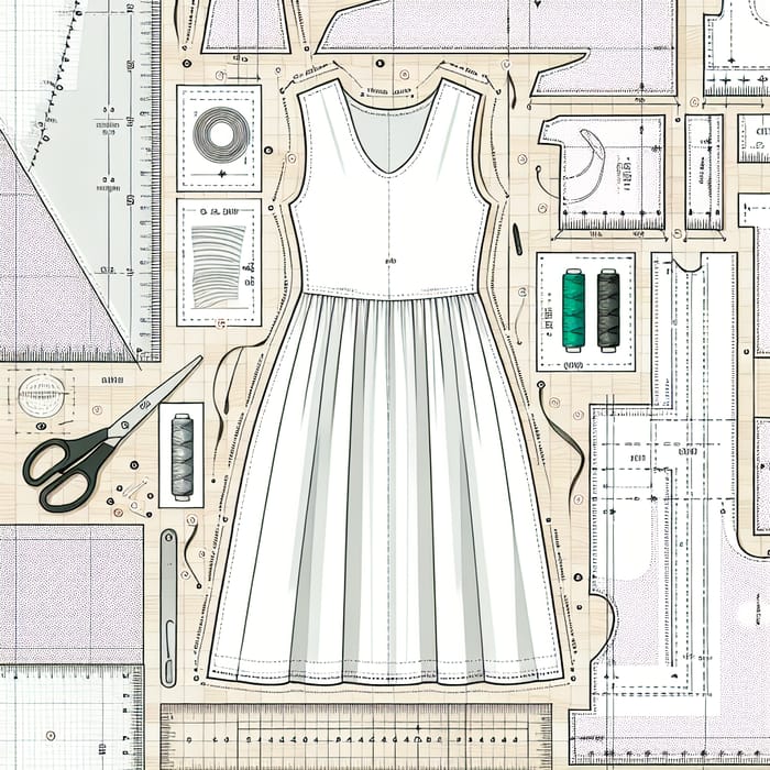 Simple A-Line Dress Sewing Pattern Guide