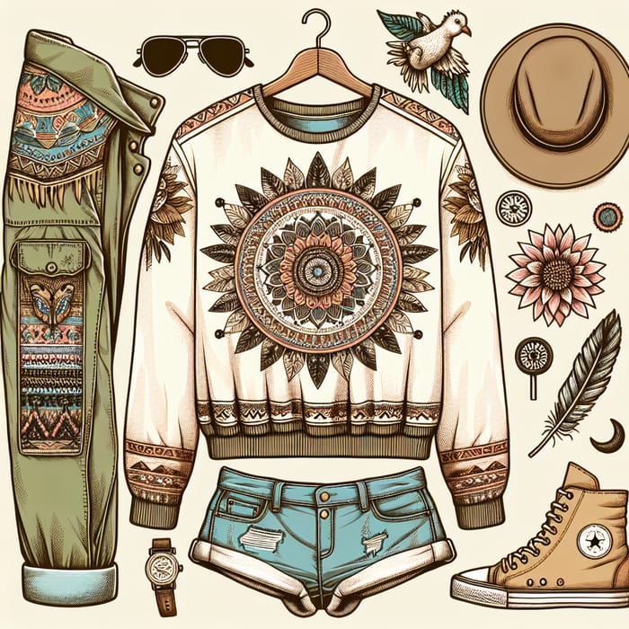 Casual & Free-Spirited Clothing Design