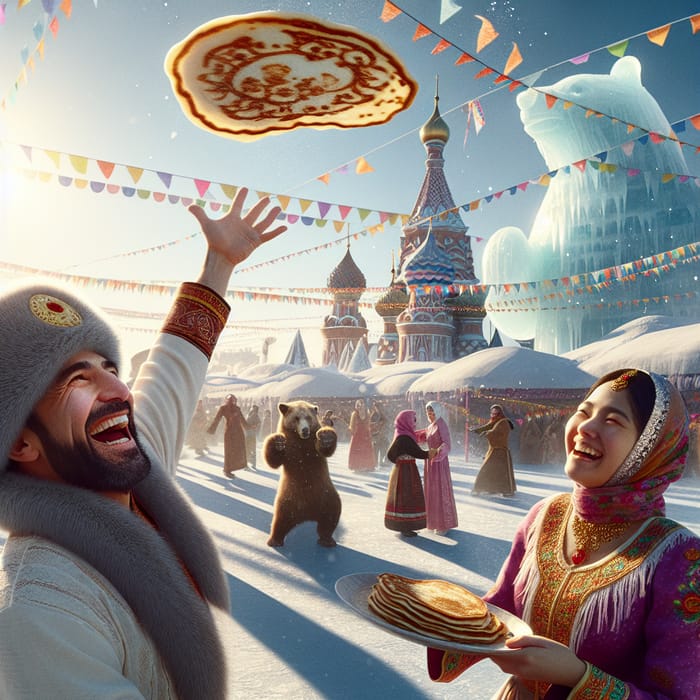 Colorful Maslenitsa Celebration: Traditional Butter Week Festivities