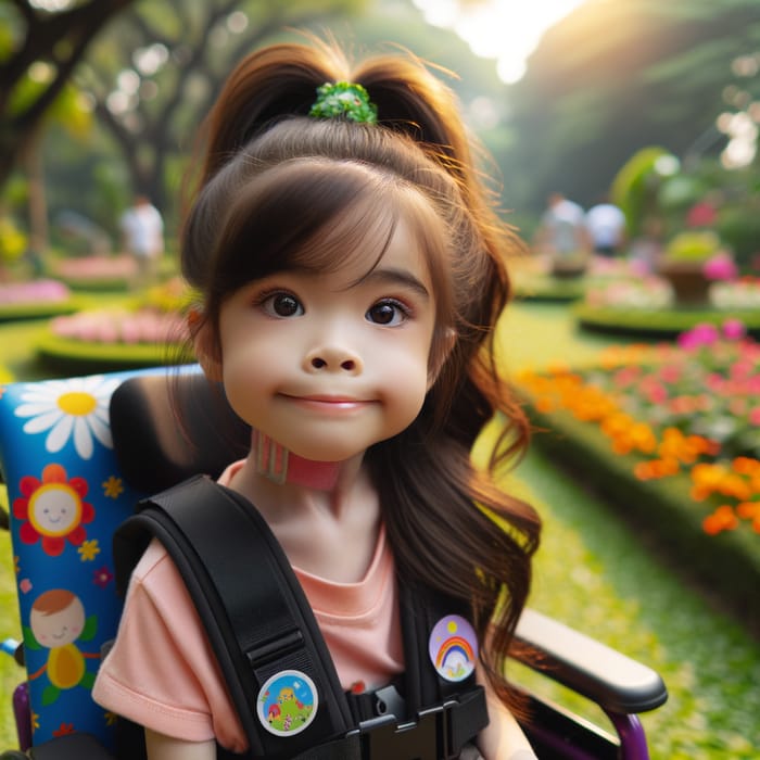 Resilient Vietnamese-Australian Girl with Cerebral Palsy Resilient Vietnamese-Australian Girl with Cerebral Palsy
