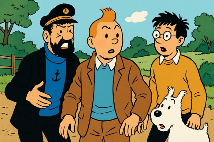 Transform Photos into Tintin Art Style Transform Photos into Tintin Art Style