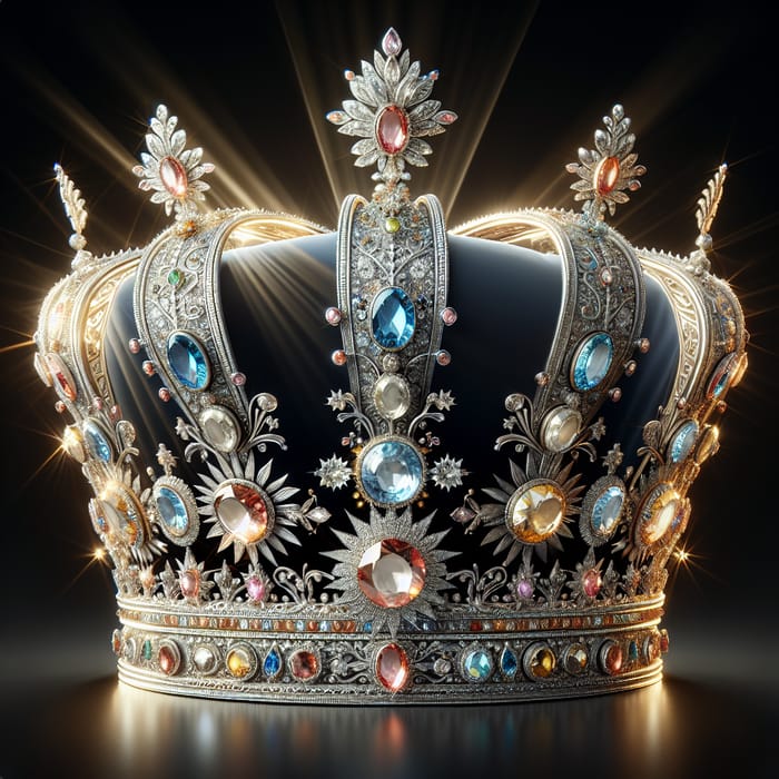 Majestic Crown | Regal Beauty & Dazzling Gemstones