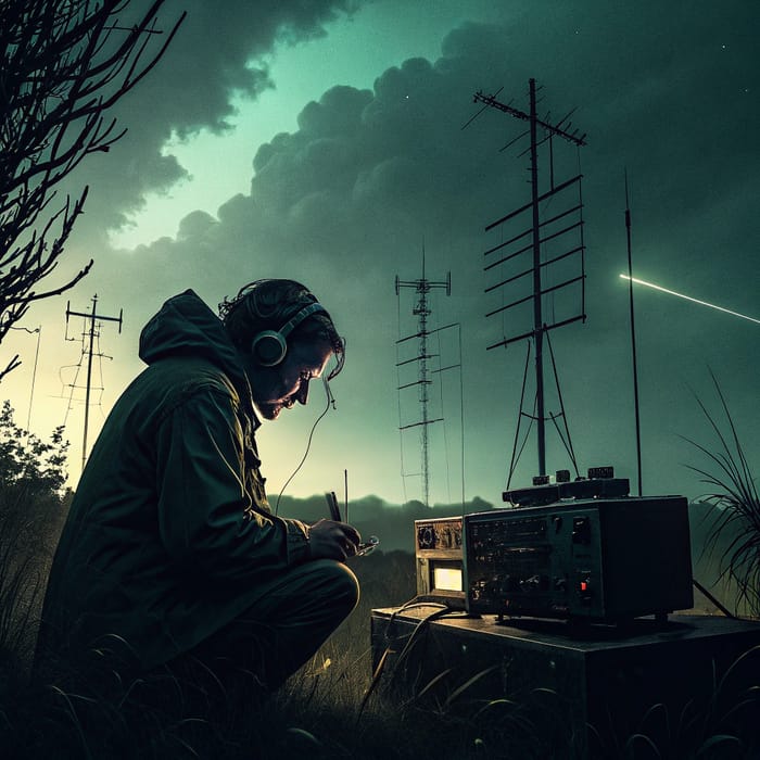 Amateur Radio Operator's Intense QSO Experience