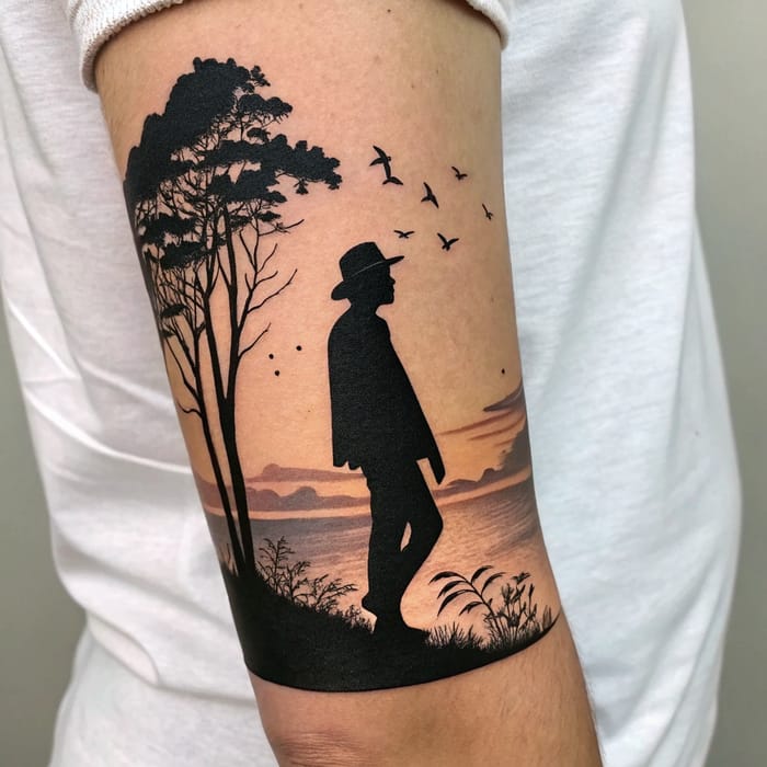 Silhouette Tattoo Design Ideas