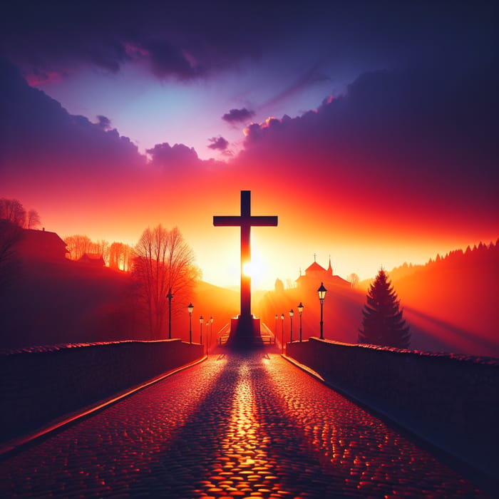 Inspirational Way of the Cross Sunset Journey in Mnikowa