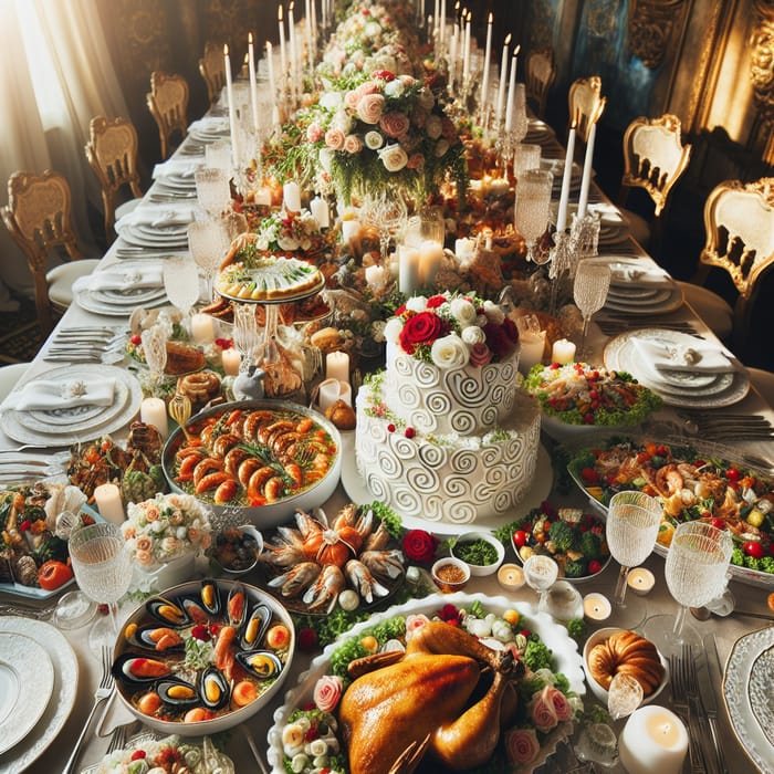 Extravagant Wedding Feast Ideas