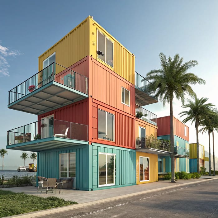 Stunning 5-Story Container Home in Florida