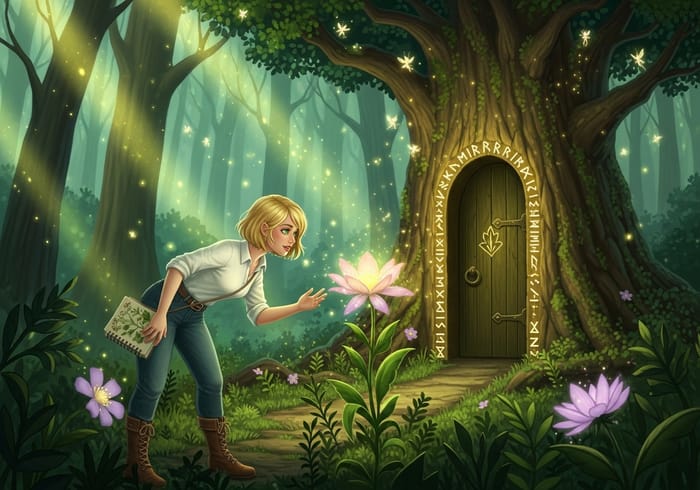 Magic in a Mystical Forest: A Dreamy Encounter Magic in a Mystical Forest: A Dreamy Encounter