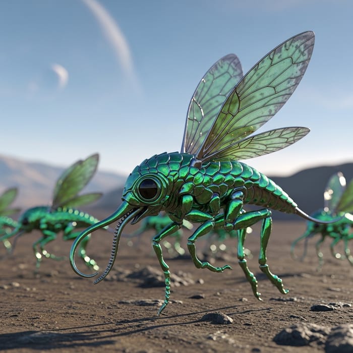 Discover a Tiny Metallic Scaled Creature Discover a Tiny Metallic Scaled Creature