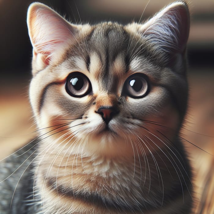 Adorable Shorthaired Domestic Cat | Felis Catus Image