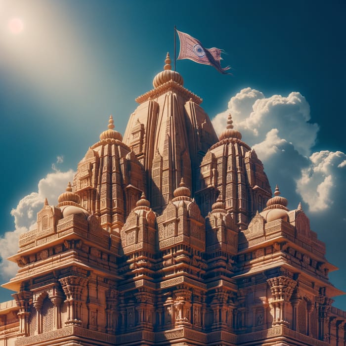 Dwarkadhish Temple Picture | Majestic Sandstone Exterior