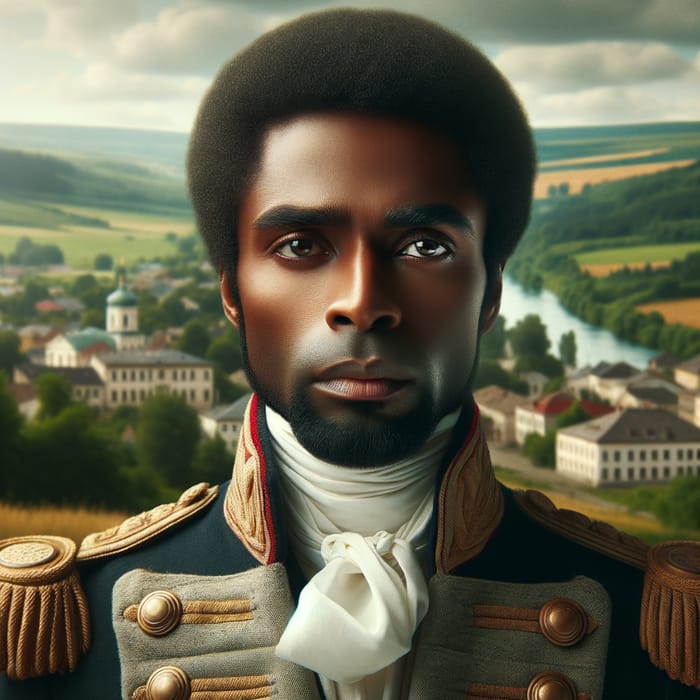 African Military Hero: Jean-Jacques Dessalines in Historic Attire