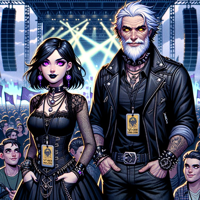 Yennefer & Geralt: Modern World Rock Music Festival