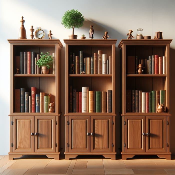 Classic Hardwood Bookcases for Every Home