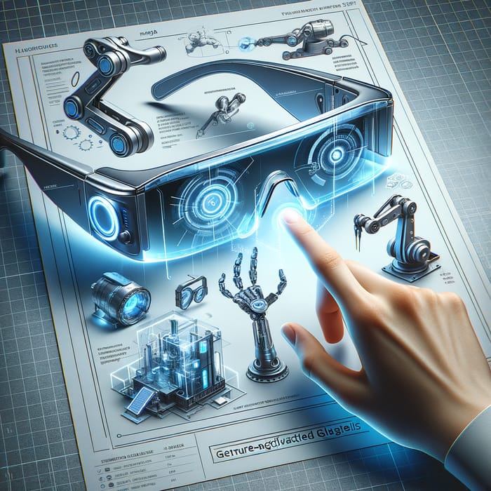 Gesture-Activated Smart Glasses: Machinery Interaction & Control