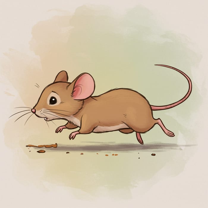 4-Legged Mouse Running in 2D Animation