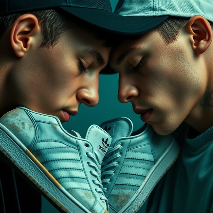 Teenage Boys with Beat Up Adidas Sneakers - Creative Fun