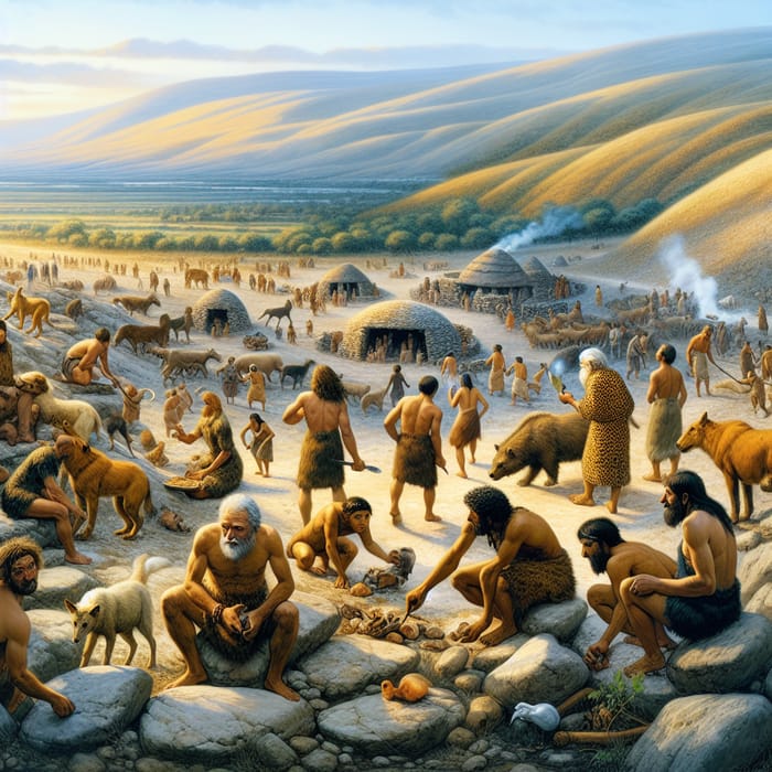 Hunter-Gatherer People Domesticating Wild Animals at Göbeklitepe