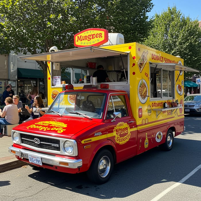 Mazda B2000 Food Truck: Delicious Street Eats