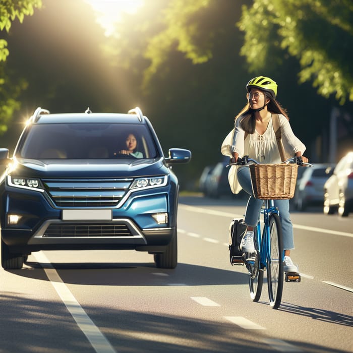 Car and Bike Harmony on the Road