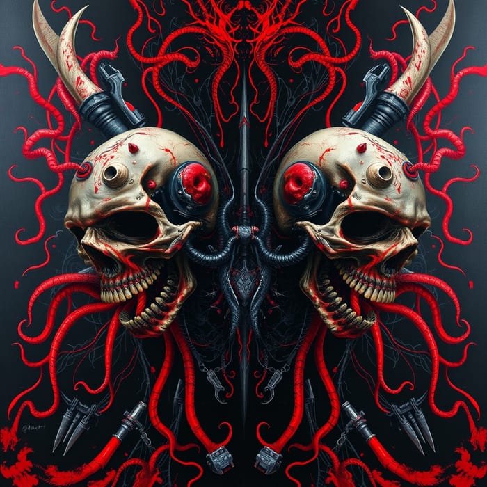 Warriors of Chaos: Cosmic Death Metal Art