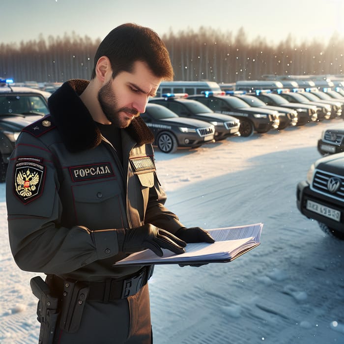 Russian MVD Officer and Law Enforcement Vehicles | Internal Inspections in Russia