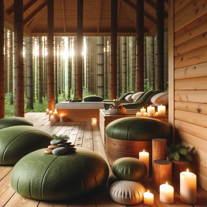 Cozy Wooden Cabin for Relaxing Massages in Nature