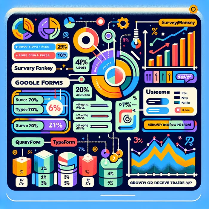 Graphical Analysis of Survey Design Platforms: Google Forms, SurveyMonkey, Typeform, Qualtrics