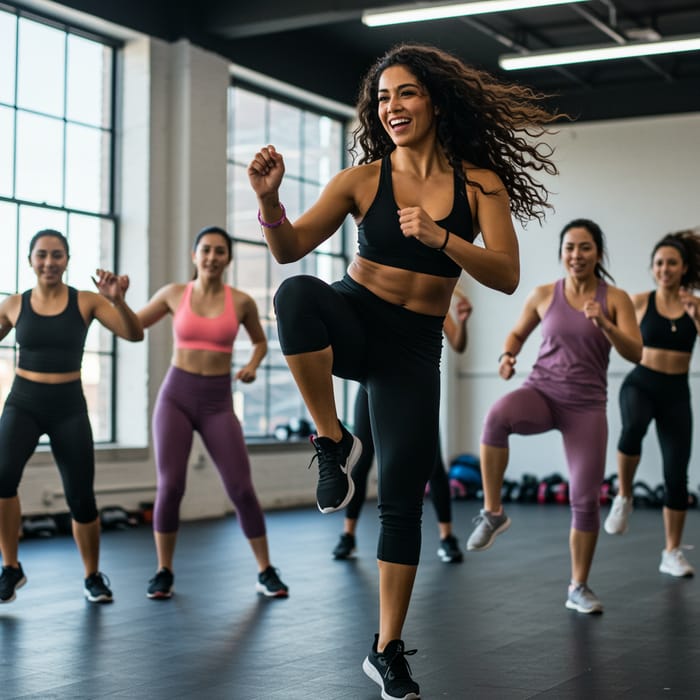 Dynamic Latina Women Taebo Classes