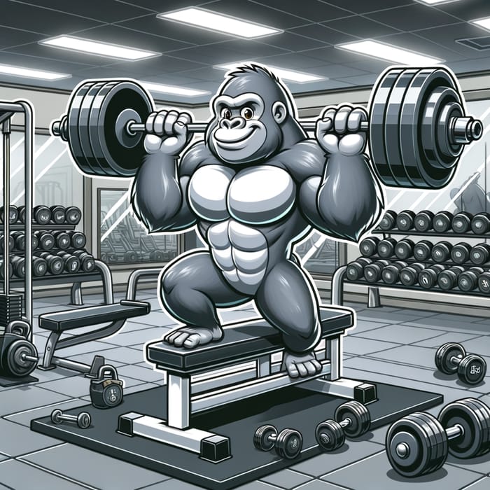 Gym Gorilla Design: Creative Workout Session