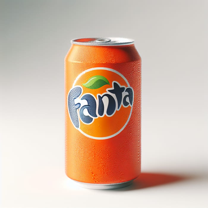 Refreshing Fanta Soft Drink in Orange Can