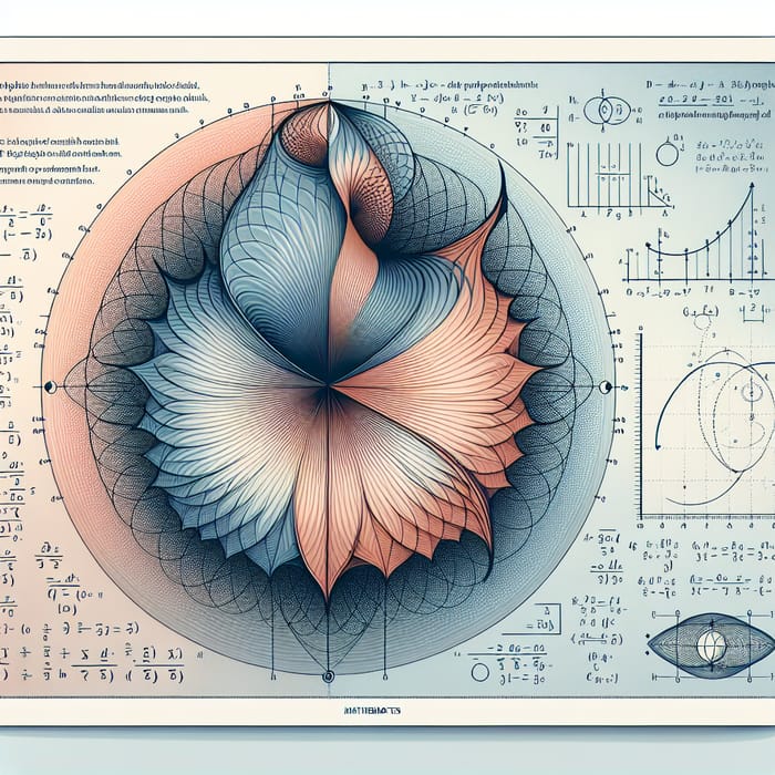 Hyperbolas in Mathematics: Detailed Cover Page Design