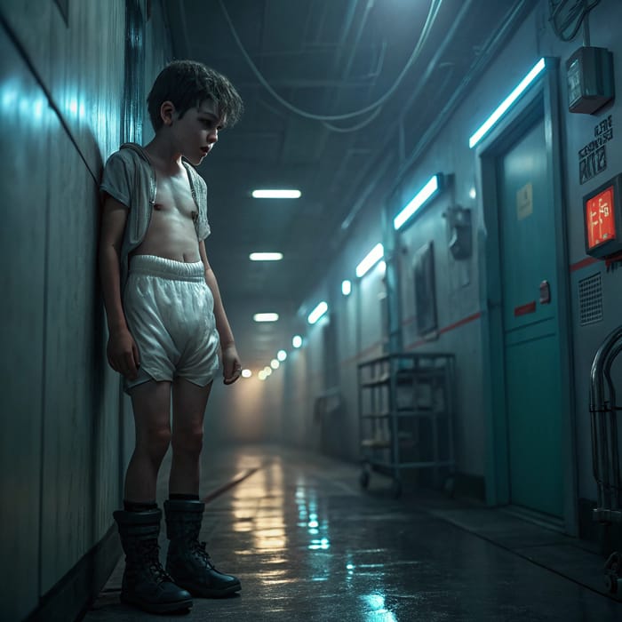 Cyberpunk: 13-Year-Old Boy's Desperate Situation