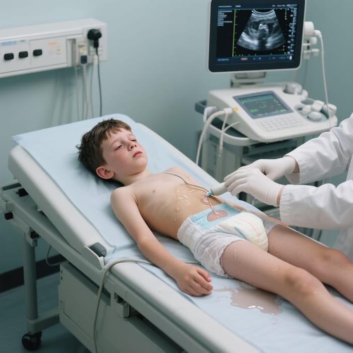 Ultrasound Test for a Special Needs Child