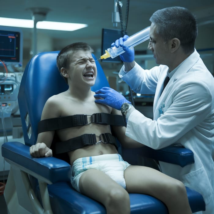 Cyberpunk Hospital Experience: Teen's Struggles Cyberpunk Hospital Experience: Teen's Struggles