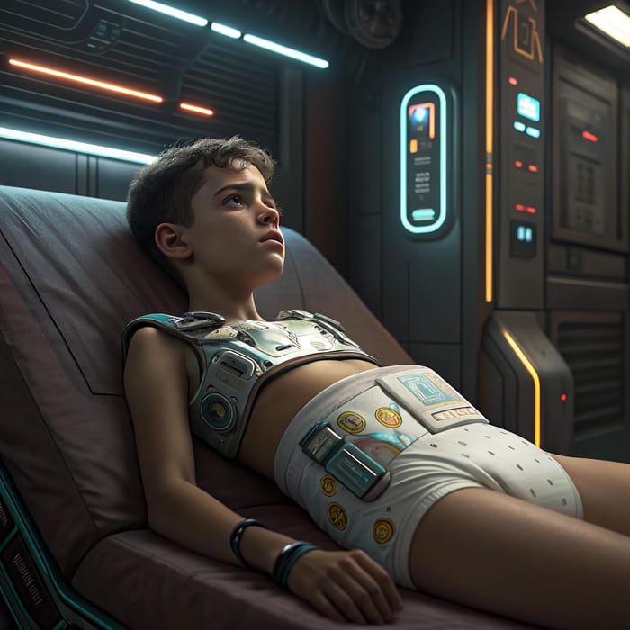 Teen Embarrassment with Robot Diaper AI