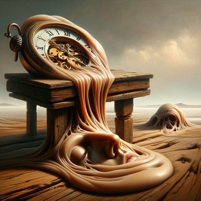 Time-bending Art: Surreal Landscape of Persistence