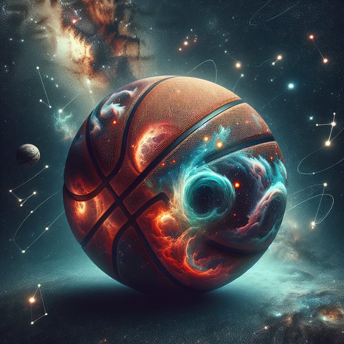 Out-of-This-World Basketball Concept | Surreal Galactic Design