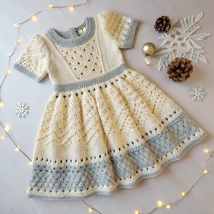 Chic Crochet Winter Dress for 25th Birthday