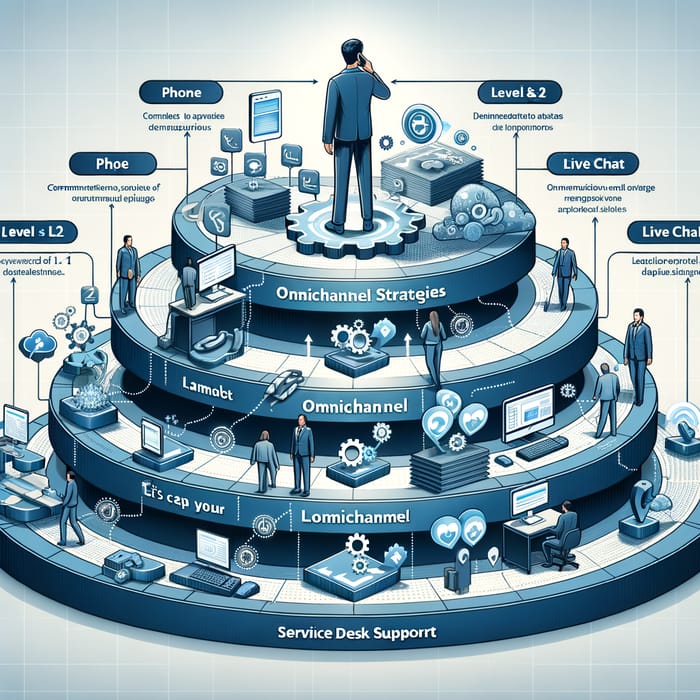 Omnichannel Service Desk Support Model for L1 & L2 Technical Support