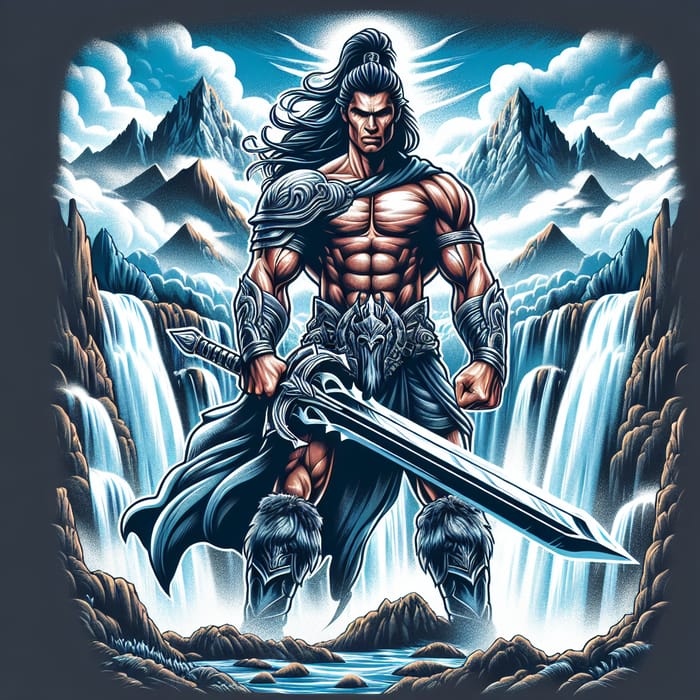 Bahubali Graphic T-Shirt - Epic Warrior Design