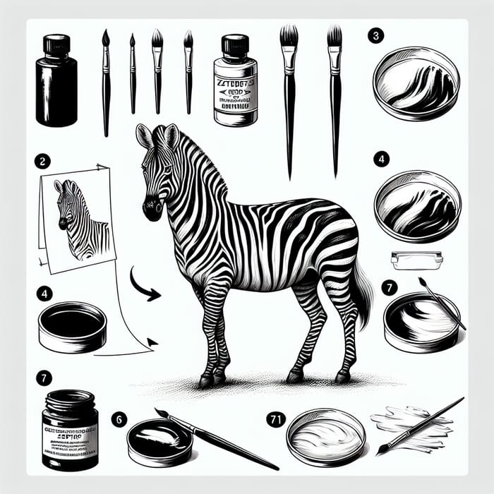 Step-by-Step Guide: Painting Zebra Makeup with Tutorial Step-by-Step Guide: Painting Zebra Makeup with Tutorial