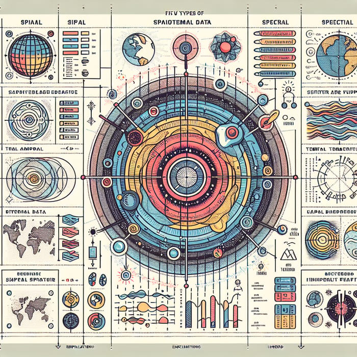 Intricate Diagram of Spatiotemporal Data Types