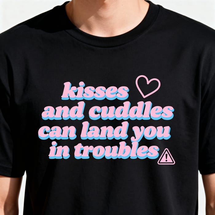 Kisses and Cuddles T-Shirt Design Kisses and Cuddles T-Shirt Design