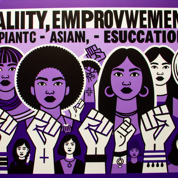 Feminist Poster: Diversity and Unity in Equality Movement